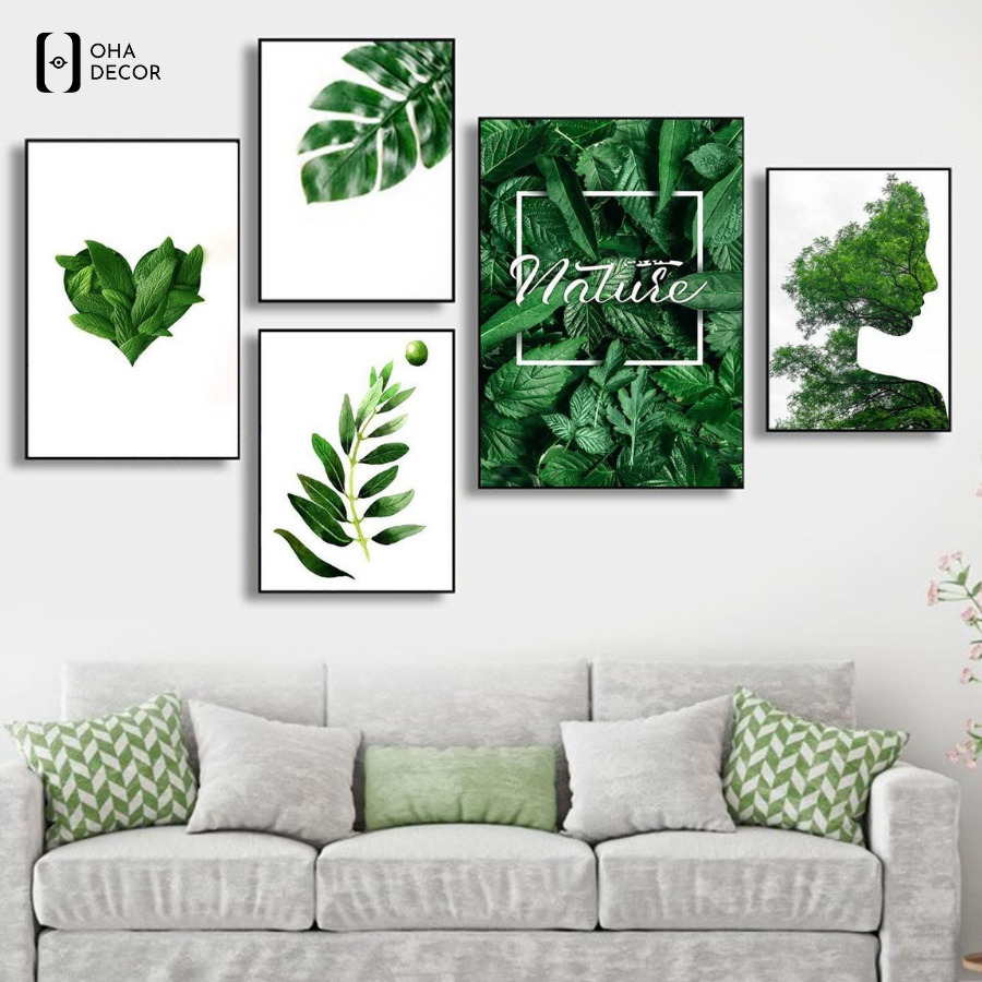Oha Decor - cung cấp tranh lá cây decor spa Thuận An chất lượng