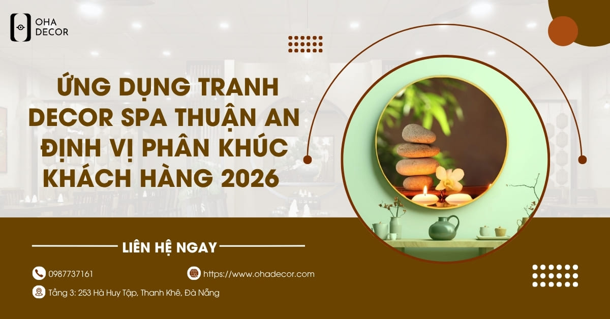 Tranh decor spa Thuận An