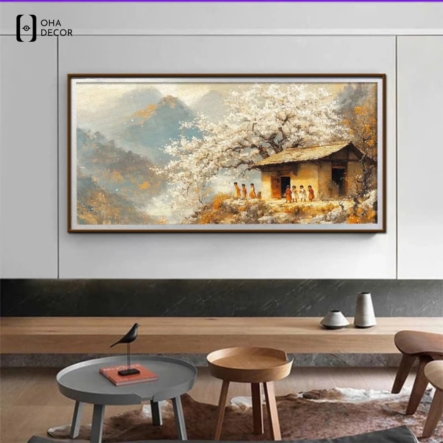 4 lý do tranh phong cảnh thư giãn Thuận An trở thành xu hướng nghệ thuật dẫn đầu 3 Tạo hiệu ứng chiều sâu căn phòng nhờ tranh phong cảnh thư giãn thuận an