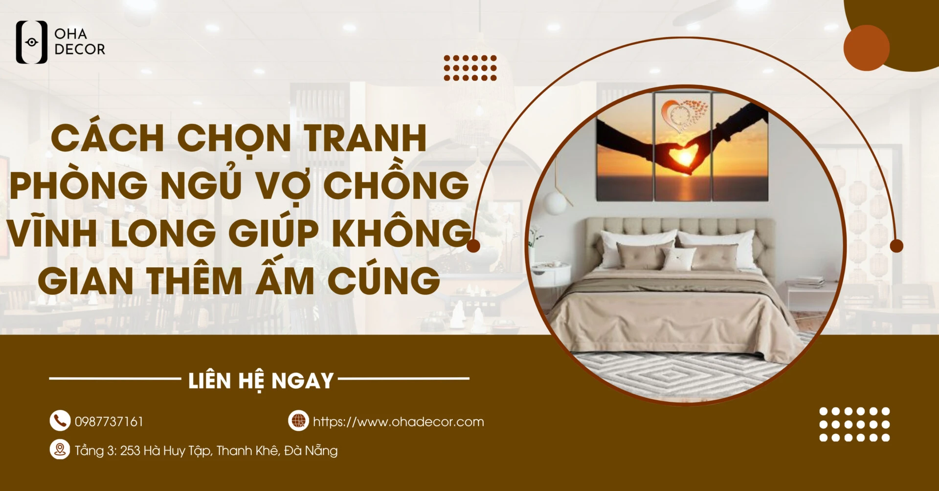 Tranh phòng ngủ vợ chồng Vĩnh Long