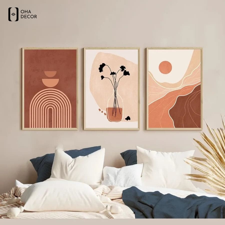 3 tiêu chí chọn tranh tối giản phòng ngủ Thuận An cho tổ ấm 2 Tranh tối giản phòng ngủ thuận an sở hữu sắc màu dịu mát giúp không gian luôn thông thoáng