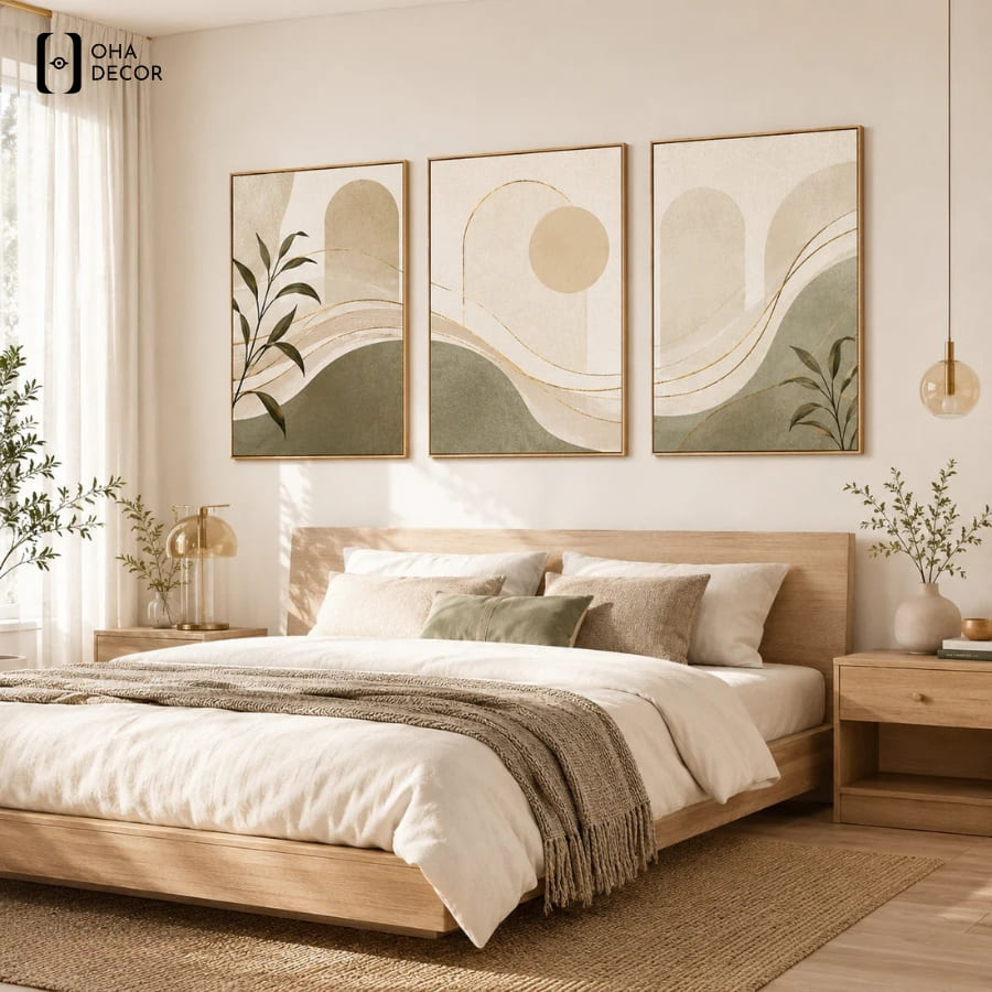 3 tiêu chí chọn tranh tối giản phòng ngủ Thuận An cho tổ ấm 5 Nâng tầm không gian sống với những giá trị thực tiễn từ bộ tranh tối giản phòng ngủ thuận an